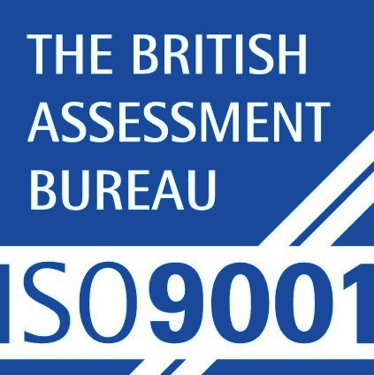 We are proud to be certified to ISO9001:2015